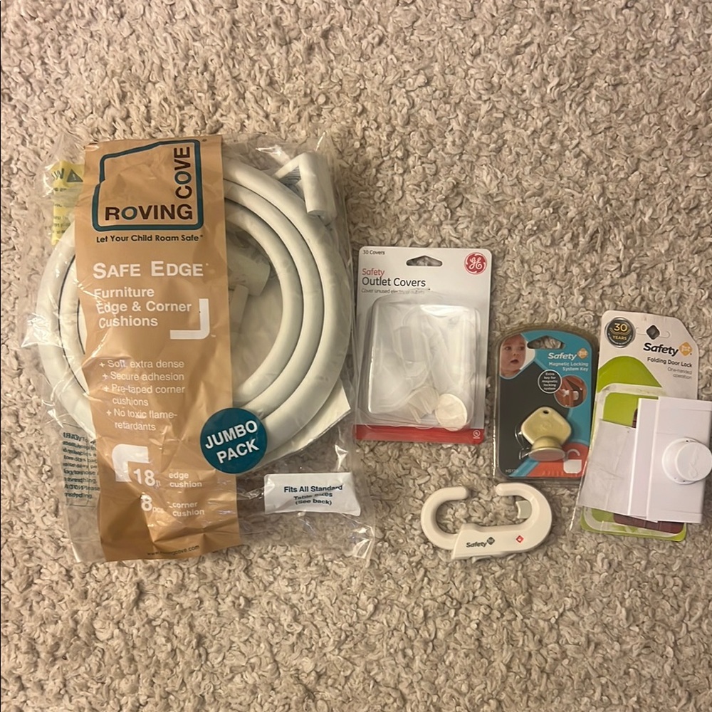 Babyproofing Lot - Furniture &‎ Corner Cushions, Outlet Covers, Door Locks, Etc…